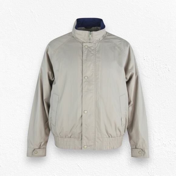 Guide Series Other - Vintage 1980s Beige Colorful Plaid Lined Canvas Guide Series Chore Coat Size XL